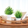 4 Pcs Fake Plants Small Faux Plants for Bathroom Decor