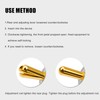 4pcs Banana Plug BA1403 Angled Locking Stacking Banana Plug 24K
