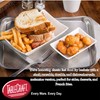 TableCraft 20029BK Better Burger Collection Large Fry Tray, Black Melamine,