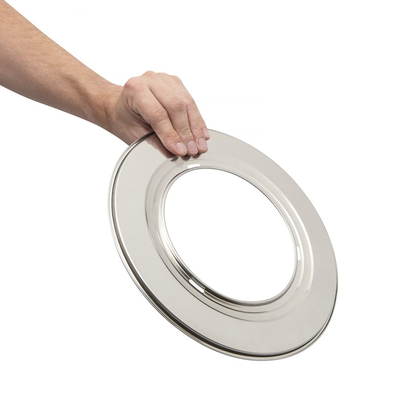 Fabricko Bamboo Steamer Ring Adapter Stainless Steel for 8 to
