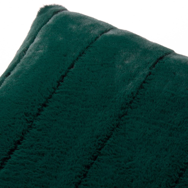 Paoletti Empress Large Square Cushion Cover, Emerald, 55 x 55cm