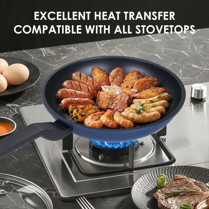 Legacy Culinaryware Nonstick Frying Pan Skillet,8 Inch Frying Pan Skillet,Egg