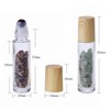 Glass Roller Bottle With Gemstone Balls, 10ml Essential Oil Roll