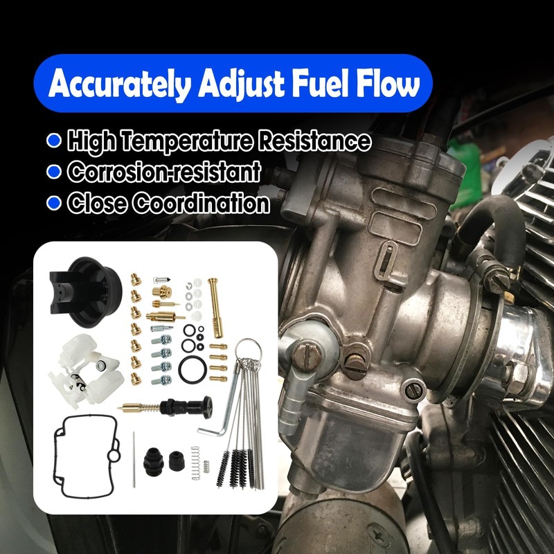 Carburetor Rebuild Kit Fit for Suzuki DR650 Motorcycle Mikuni BST40