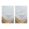 MEBY 140 x 200 cm Waterproof Mattress Protector. Breathable Cotton