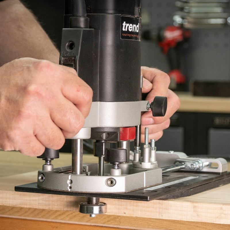 Trend CRB Trimming Base for Precise Hardwood Trimming, Compatible with