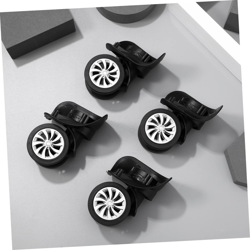 NOLITOY 4Pcs Swivel Wheels Replacement for Luggage Suitcase Durable Travel