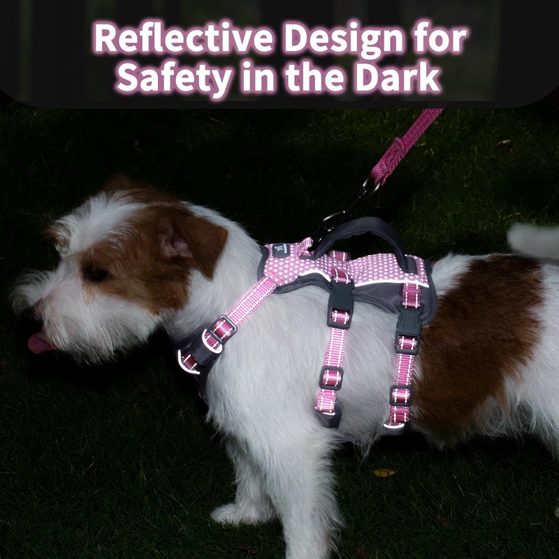 Huntboo Escape Proof Dog Harness Medium, Anti-Pull Dog Harness with