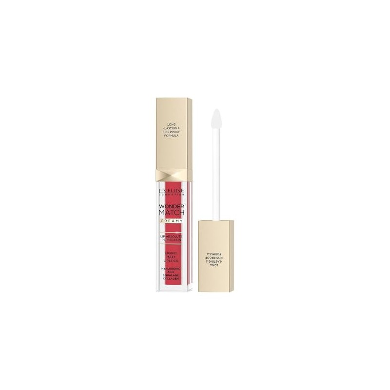 Eveline Wonder Match Durable Matte Lipstick for Lips 06 Classic