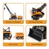 Crane Truck Toy 1:55 Strong Alloy Plastic Hand Eye Coordination