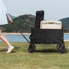 Navatiee 140L Wagon Cart Foldable, Large Capacity Collapsible Wagon with