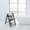 SOLADDER Step Ladder 3 Step Folding, Small Step Stool for