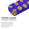 kwmobile Coin Box for Euro Coins - 8 Compartments from