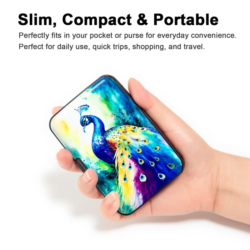 Kaabao Credit Card Holder Small RFID Blocking Wallet Business Metal