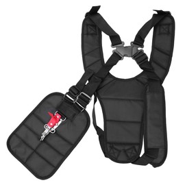 Gatuida Strap for Lawnmower Shoulder Strap for Padded Lawn Cutter Handle Grass Double Shoulder Strap Trimmer Shoulder Fit Cutting Tape Trimmer Belt Scissor Belt Black