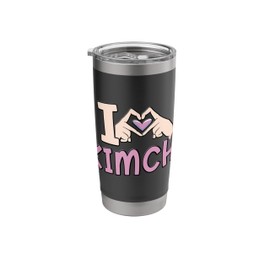 Saranghae Finger I Love Kimchi Stainless Steel Insulated Tumbler