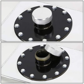 DNA MOTORING 15 Gallons Aluminum Top-Feed Fuel Cell Gas Tank 30" (L) x 9" (W) x 12" (H),ALU-FT-B-TF-15G