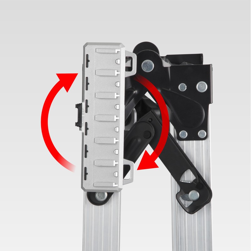 Tajima Safety System Safety Holder for Stepladders, Clamp-Type Metal, 6-Step