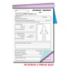Cherry Carbonless NCR School Accident/Incident Triplicate Book A5 50 Sets