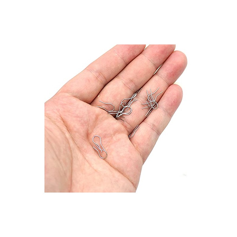 High Temperature Resistance Tungsten Wire Hanging Firing Hook Jump Rings