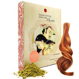 7oz Fresh & Pure Organic Henna Powder For Natural Red Colours - Indian Natural Hair Care