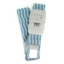 MONOCOZZI Bon Voyage TSA LUGGAGE BELT Suitcase Belt Compatible with Travel Convenient Goods Suitcase Luggage Fixed TSA Lock with TSA Lock with Key