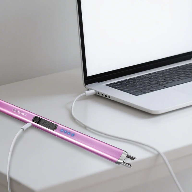 Electric Candle Lighter, Windproof Flameless USB Rechargeable Plasma Arc Lighter