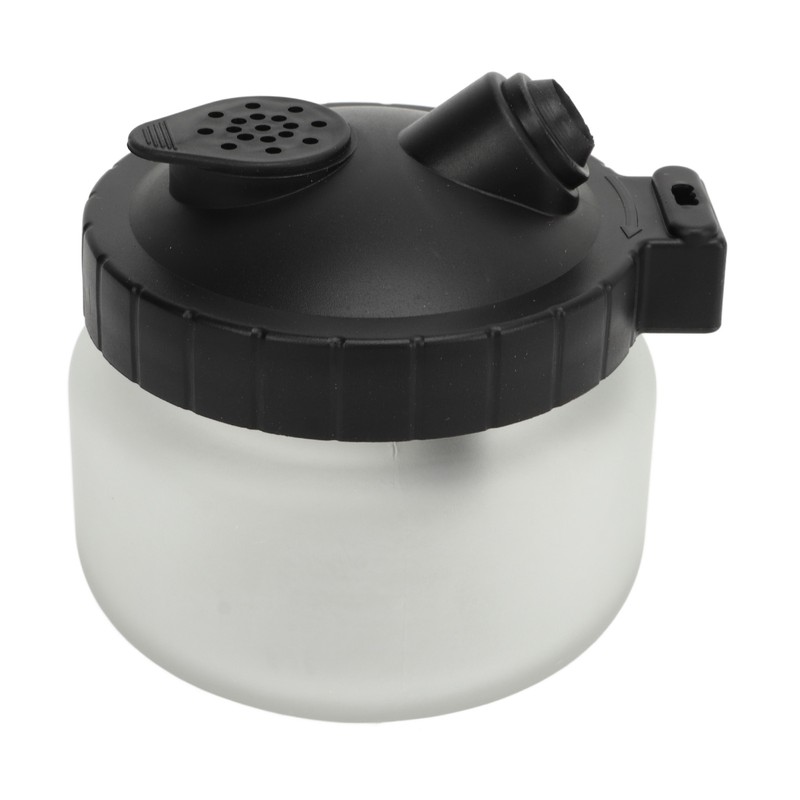 Airbrush Cleaning Pot with Holder Multifunctional Airbrush Wash Cleaner Tools