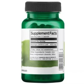 Swanson Health Products Moringa Oleifera - Full Spectrum - 400mg - 60 Capsules