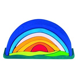 Glückskäfer 523324 Sonnenaufgang 10-teilig Holzbausteine bunt