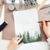 60 Sheet Forest Stationery Letterhead Paper Watercolor Forest Writing Paper
