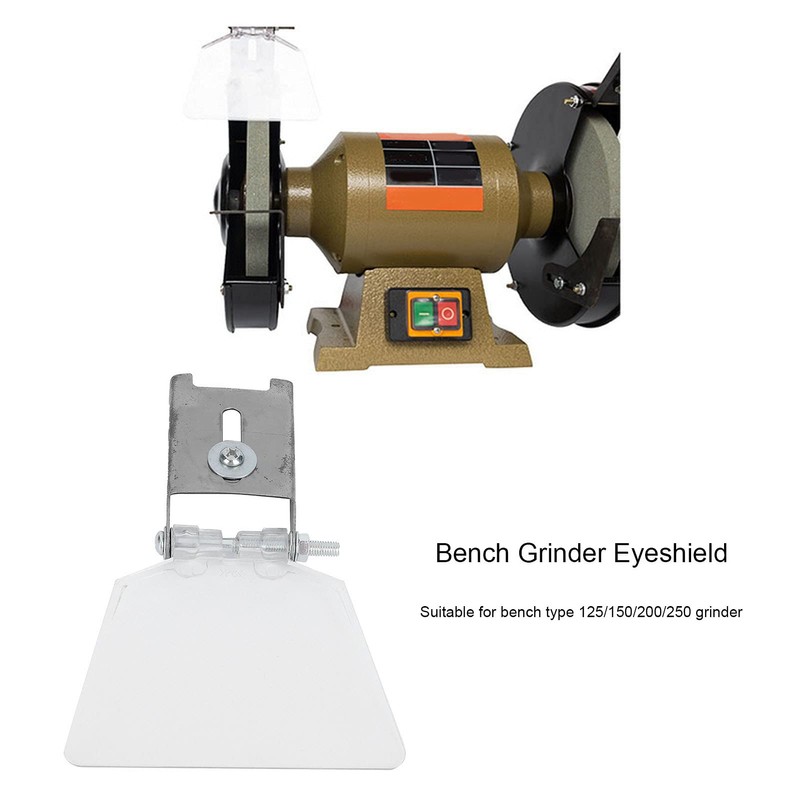 Bench Grinder Eyeshield, 2Pcs 304 Small Stainless Steel Shield Angle