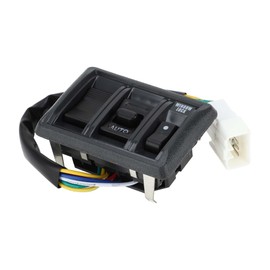 X AUTOHAUX Front Right Driver Side Power Window Switch Window Control Switch No.8482026021 for Toyota Hiace 1989-2006 Black