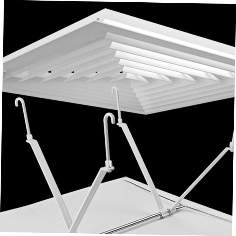 KOMBIUDA Air Conditioner Ceiling Deflector Square Air Vent Baffle for