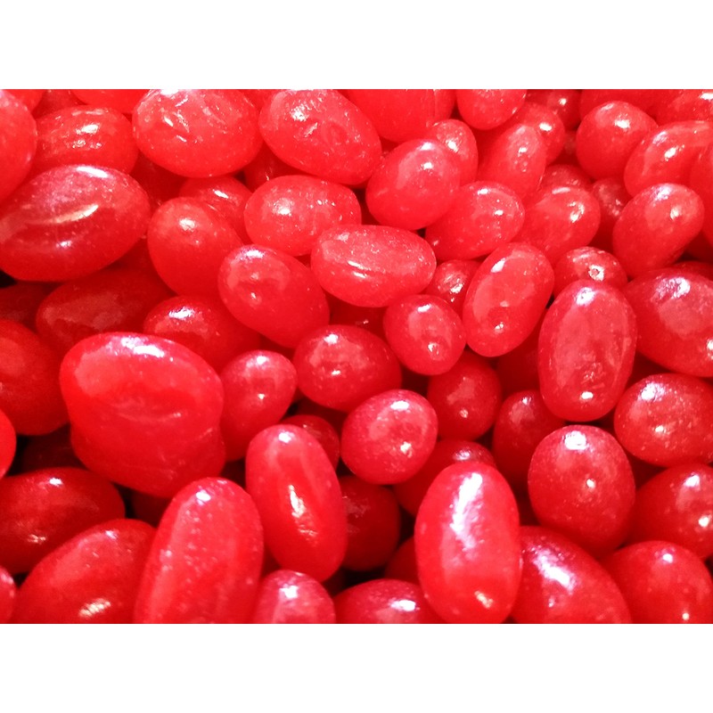 Jumbo Extra Large Fresh Chewy Spicy Red Cinnamon Jelly Beans