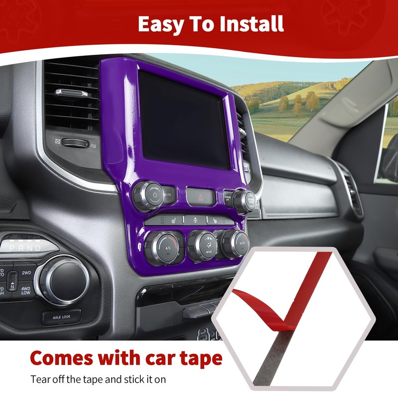 RT-TCZ for RAM Center Dash Radio Cover Trim for Dodge