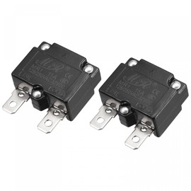 sourcing map Overload Protection 15A AC125/250V DC32V Automatic Thermal Circuit Breaker Pack of 2