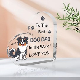 Dog Dad Gifts,Dog Walker Gifts,Gifts for Dog Lovers,Dog Memorial Gifts,Dog Walking Gifts for Men,Dog Themed Gifts,Black Labrador Gifts,Gifts for Dog Owners,Dog Trainer Gifts,Dog Dad Acrylic Plaque