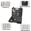 Gickbusus 17 PCS Rotary Hammer Drill Bits and Chisel Set,