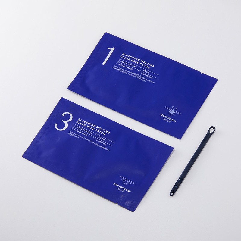 Mediheal [2pack] Blackhead Melting Clear Nose Pore Strips 4 Sheets*2