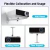 DONWELL Adjustable Projector Stand - Aluminum Hanger for Wall &