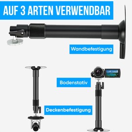 Strex Projector ceiling mount, projector mount, ceiling mount for projector, adjustable, 26/40 cm, 5 kg load capacity