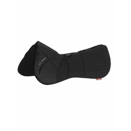 LeMieux ProSorb Plain 3 Pocket Quilted Half Pad - Black Medium