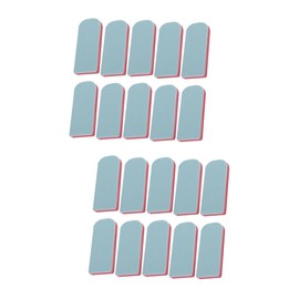 Beavorty 20pcs Nail Buffer and Polishing Block for Artwork Dual-sided Nail Files for Professional and Use Suitable for Jade Agate and Walnut Carving