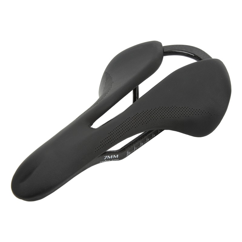 Carbon Fiber Bike Saddle Microfiber Leather Surface Hollow Seat Cushion