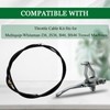 Replace 21243 Throttle Cable Kit fits for Multiquip-Whiteman J36, JS36,