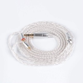 KBEAR 16 Core Silver Plated Copper, High Purity Copper, Hybrid Braided Upgrade In-Ear Headphone Cable (MMCX 3.5mm)