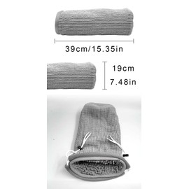 MINZHI Pack of 2 Laundry Bag Shoes, Laundry Shoe Bag, Shoe Bag, Laundry Bag, Reusable Laundry Bag, Shoes, Laundry Net for Shoes, Washing Bag, Wash Bag for Shoes (Grey)