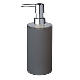 Ridder Touch Soap Dispenser, Poly Resin, Anthracite, 6.7 x 6.7 x 19 cm