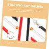 KOMBIUDA 3pcs Wrist Lanyard Keychain Spring Key Chain Clasp Hook